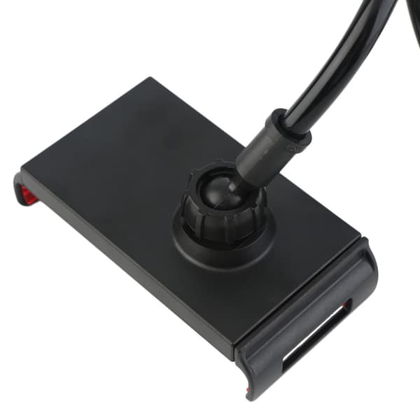 Säädettävä tablettiteline iPadille ja Samsung-tableteille (65-190mm) - Musta