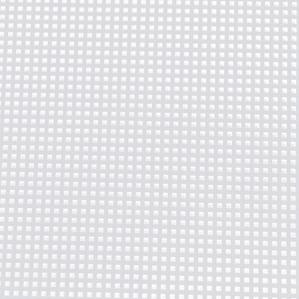 Stk Plast Mesh Lerret Ark 7 Count 33.5x26cm Hvit Plast Lerret Øye Mesh med 4 Strikkepinner (Fww)