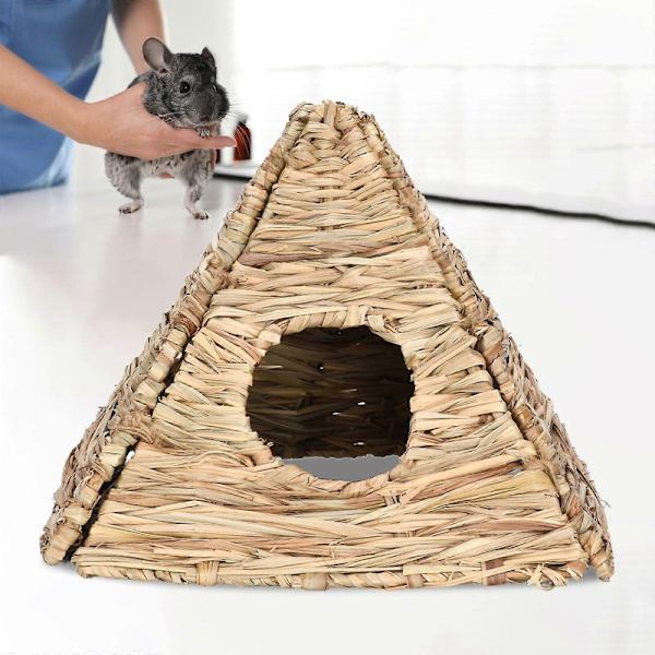 Liten djurbur säng för kanin marsvin hamster - 60x40x20cm, 1 st (B)