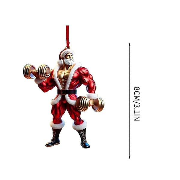 Stora julgransprydnader för kontorsfest (2-pack)