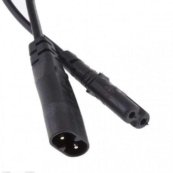IEC 320 C8 hane till C7 hona omvandlaradapter förlängningsströmkabel 5 meter