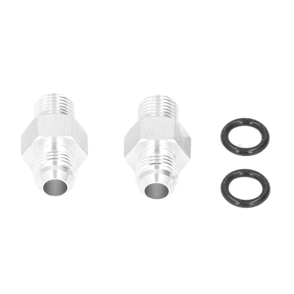 Par Transmissionskylare Adapter Fittings ‑6AN till 1/4in NPSM 316‑3000833 för GM TH350 TH400 4L60E 4L70E 700R4 TR6060 (W)