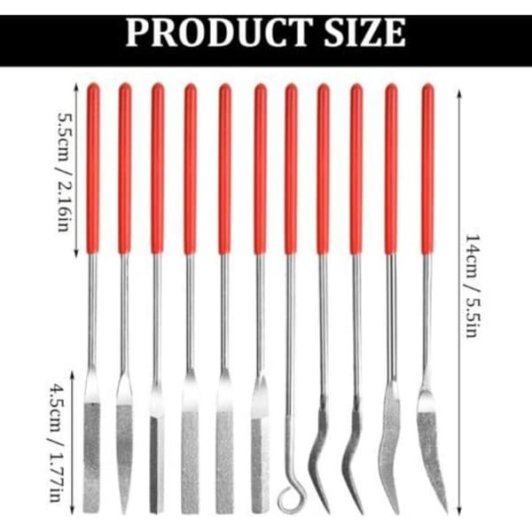Diamantfilset 10 delar 140 mm