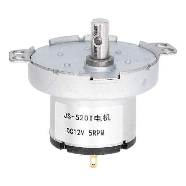 JS?520T Synkroninen moottori kestävä DC 12V 5RPM Vaihdemoottori elektronisiin tuotteisiin (W)