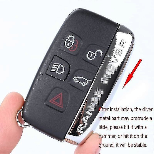 Knapper Fjernkontroll Nøkkelhus For Land Rover Range R0ver Sport Lr4 Evoque Side Med Ord (W)