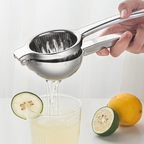 Citruspress, Citronpress, Tillverkad av robust rostfritt stål (W)