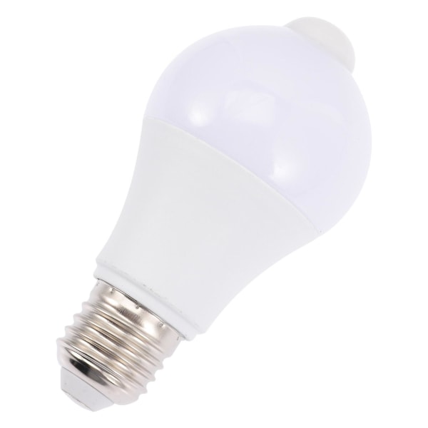 Led Sensor Ljuskälla 7w Sensor Lampa Glödlampa E27 Skruvbas Sensor Ljuskälla fw White 11.8X6cm