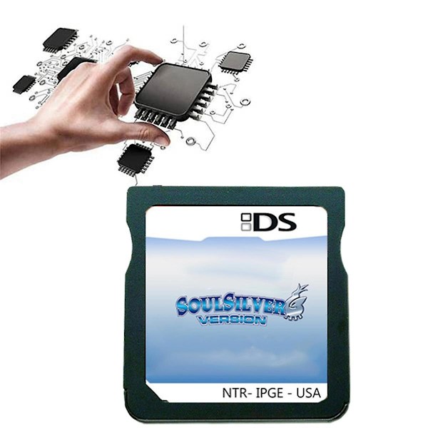 Spilkort til Soul Silver NDSi Lite Videospilkonsolspil Engelsk US Version