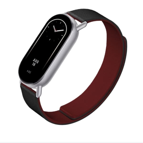 Xiaomi Mi Band 8/9/10 magneettiranneke punainen + musta