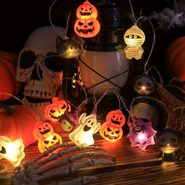 3M 20 LED Spøgelse Halloween Lyskæde