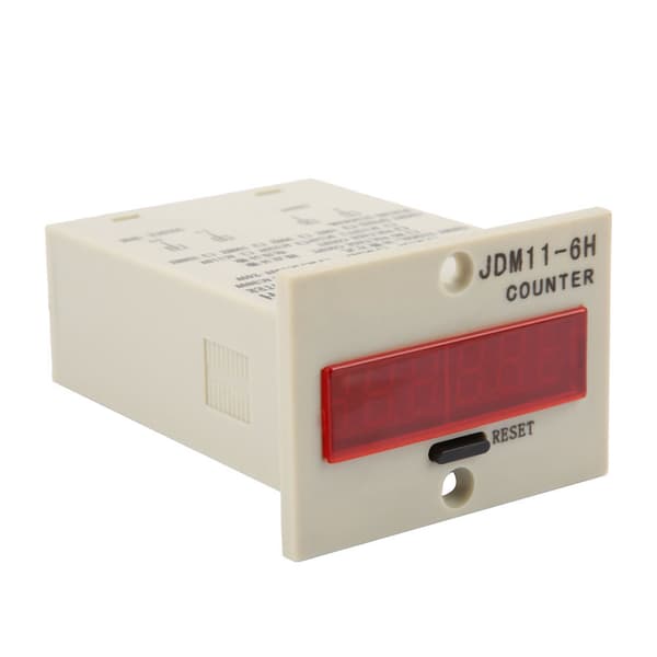 Elektronisk tæller med 6-cifret display og DC 36V strøm