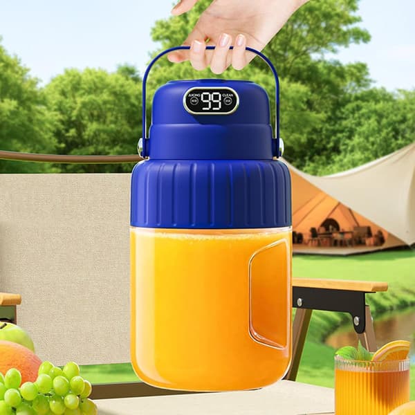 Bærbar Juicer Kop, 1000 ml | USB Elektrisk Blender med Juicefunktion – Ideel til Rejser (W)