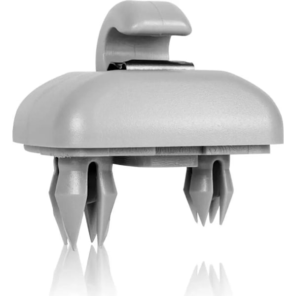 2 stk. Innvendig Solskjerm Krok Brakett for Audi A1 A3 A4 A5 Q3 Q5 (8E0 857 562) A7 B6 B7 B8 S4 S5 Solskjermholder Bil Interiør Deler Grå