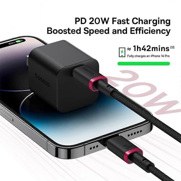 Hurtigladekabel PD 20W USB-C til iPad-kabel, 1 m lang