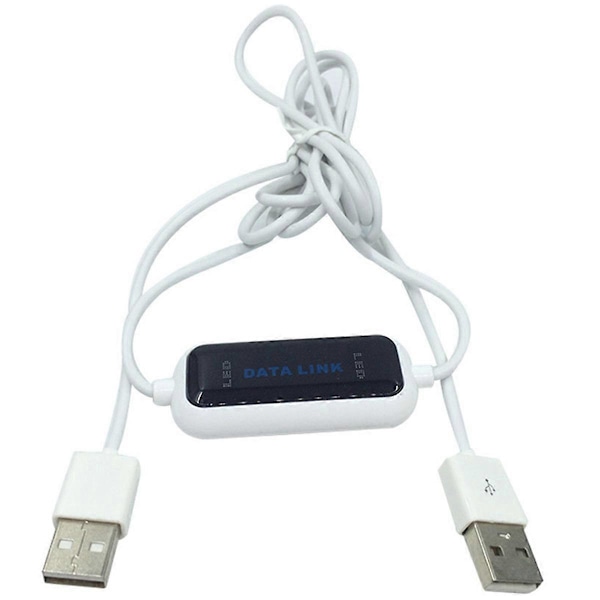 USB PC til PC Online Del Synkroniseringslink Netværk Direkte Datafiloverførselsbro LED Kabel Nem Kopiering Mellem (W)
