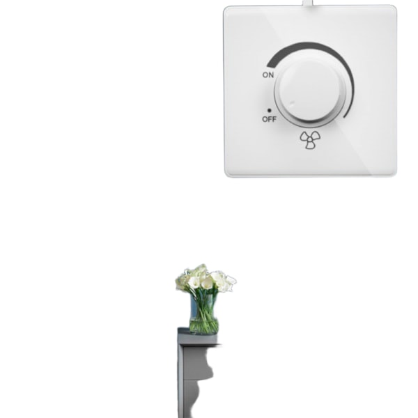 Steglös hastighetskontroll för 86 Typ Takfläktar - 220V 10A Dimmer