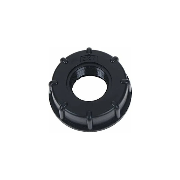 IBC Tank Kobling - IBC Tank Adapter - Udskiftningshane Kobling til Havevand Fittings (2,5 Tommer) HIASDFLS (W)
