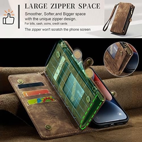 caseme 008 iphone 16 pro ruskea ruskea brown