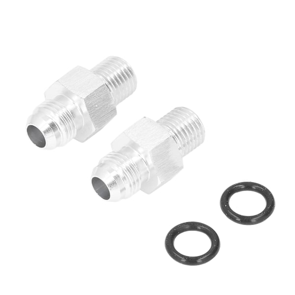 Par Transmissionskylare Adapter Fittings ‑6AN till 1/4in NPSM 316‑3000833 för GM TH350 TH400 4L60E 4L70E 700R4 TR6060 (W)