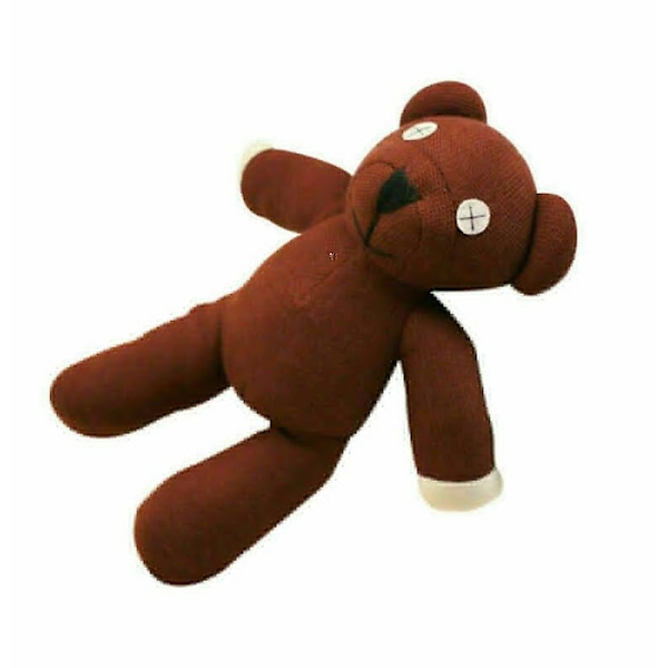 Mr Bean Teddy Plush Doll Brown 25cm Stuffed Figure Kids Gift.-1a