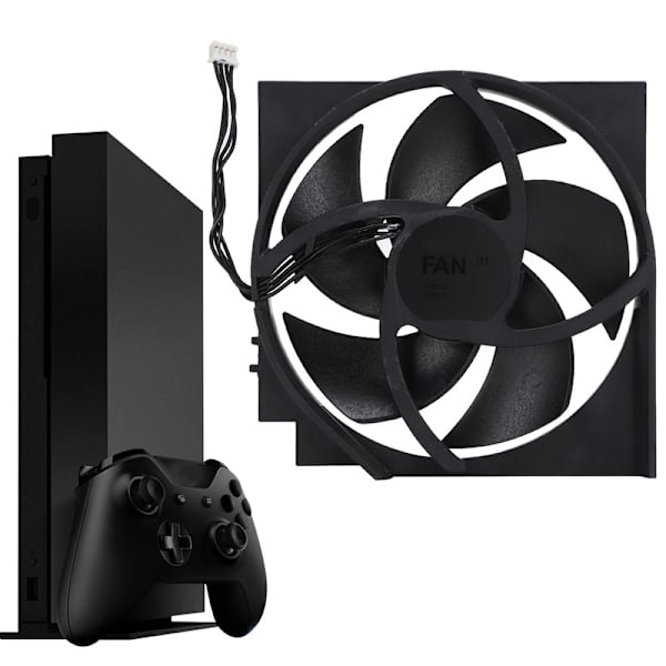 Xbox One S OEM 5-lapainen ABS Hiljainen Jäähdytystuuletin 4 nastaa (V)