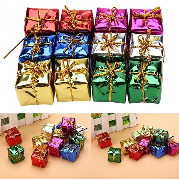 Små Julgransprydnader 2,5 cm Set med 12