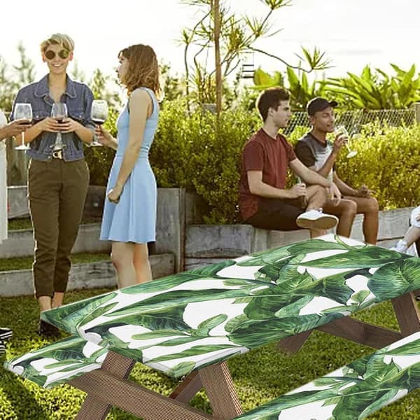 Picnic tæppe med bænkeovertræk. Maskinvaskbart og genanvendeligt. (W)