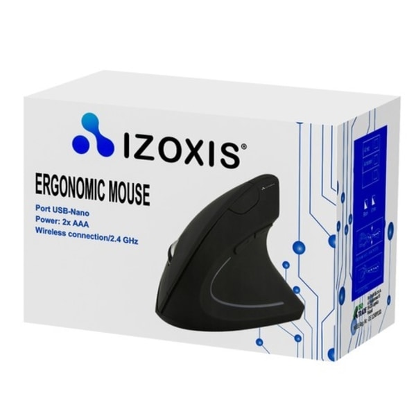 Ergonomisk Vertikal Datamus - Trådløs (W)