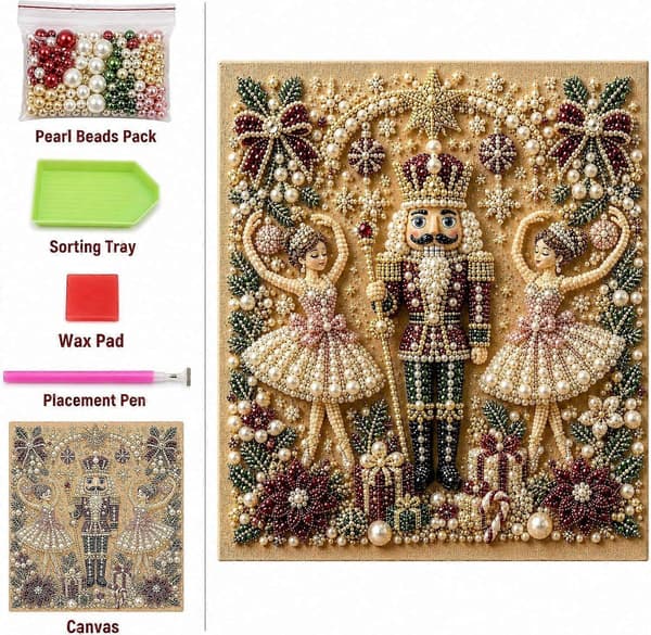 Jul Diamond Painting Kit 20 st Ädelstensprickar Pärlor Väggdekor