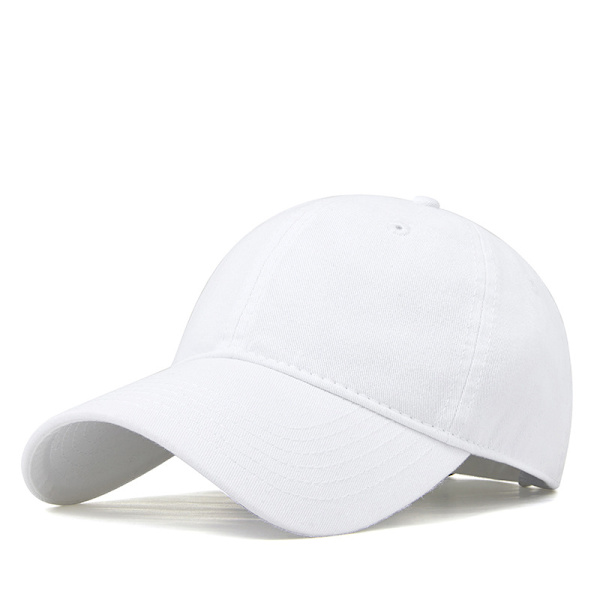 Baseball Cap Unisex Casual Outdoor Sports Cap Justerbar Baseball Cap (Hvid)