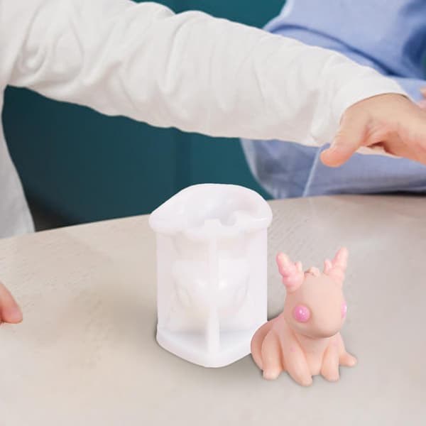 3D Drage Lysform, Nem Frigivelse, Håndværksform til Lys, Chokolade, Aromaterapi Sæbe og Lotion Bars. (W)