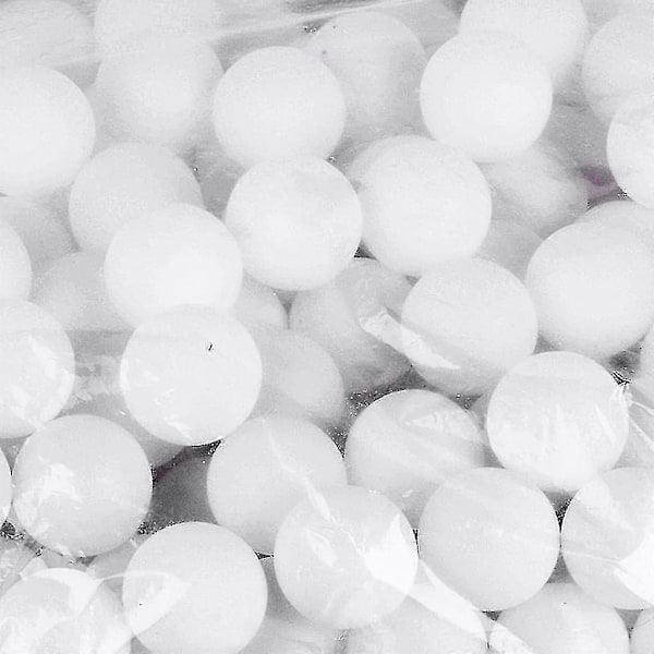 150 stk. Hvite Plast Ping Pong-baller for Nybegynnere Voksne - Holdbare og Lettvektige (H)