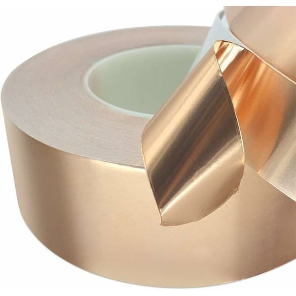 Kopparfolietejp 2-pack Elektrisk Reparation DIY 25m x 50mm Remmar