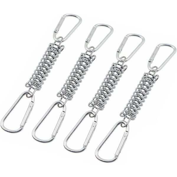 4 stk Markisefeste Sett Spennfjær, Legering Spennfjær Markise Spenne, Heavy Duty Solseil Festesett  fw 4Pcs