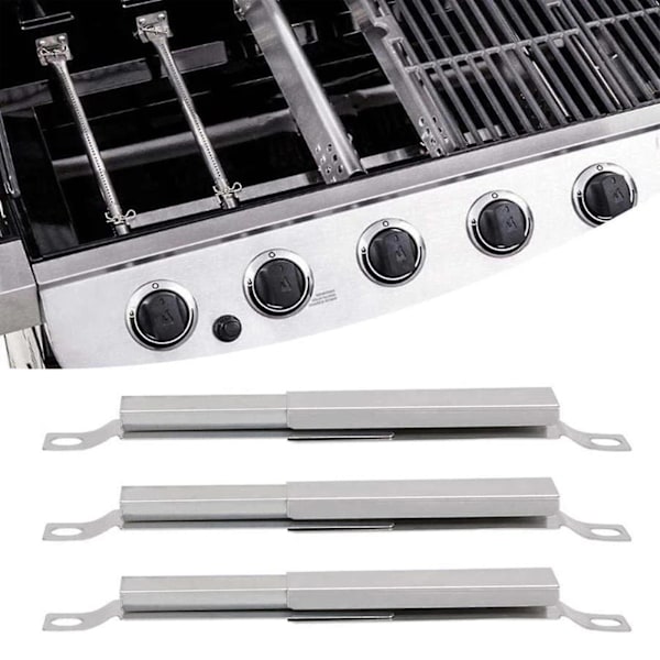 Gassgrill Overføringsrør i Rustfritt Stål BBQ Deler Overføringsrør Erstatninger (W)