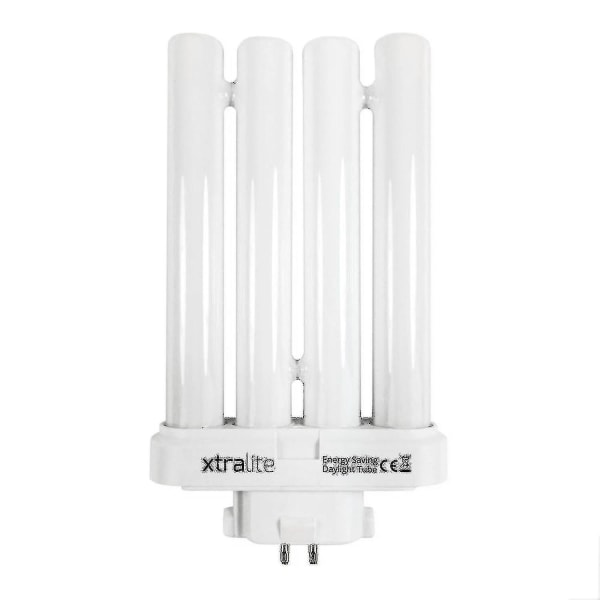 Xtralite 27w dagsljusersättningslampa för högsynsläslampor, 4-stifts Gx10q-4 Quad Tube (6500k) -ys[HY] [FW] Single Pack