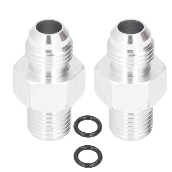 Par Transmissionskylare Adapter Fittings ‑6AN till 1/4in NPSM 316‑3000833 för GM TH350 TH400 4L60E 4L70E 700R4 TR6060 (W)
