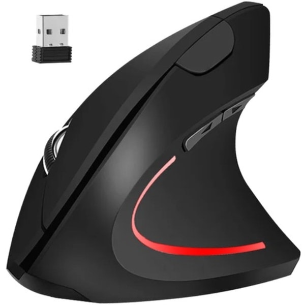 Ergonomisk Vertikal Computermus - Trådløs (W)