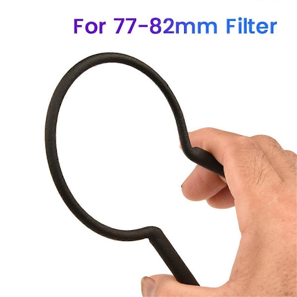 2 STK Filter Nøgle Gummibelagt Stål Kameraobjektiv Filter Multifunktionelt Praktisk Nøglesæt (W)