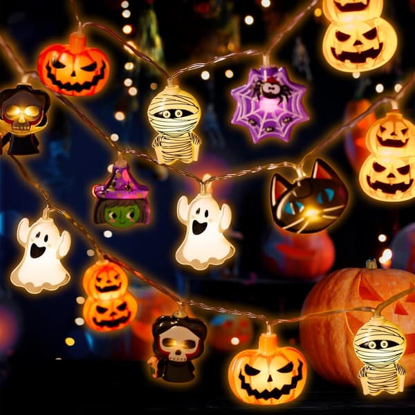 3M 20 LED Spøgelse Halloween Lyskæde