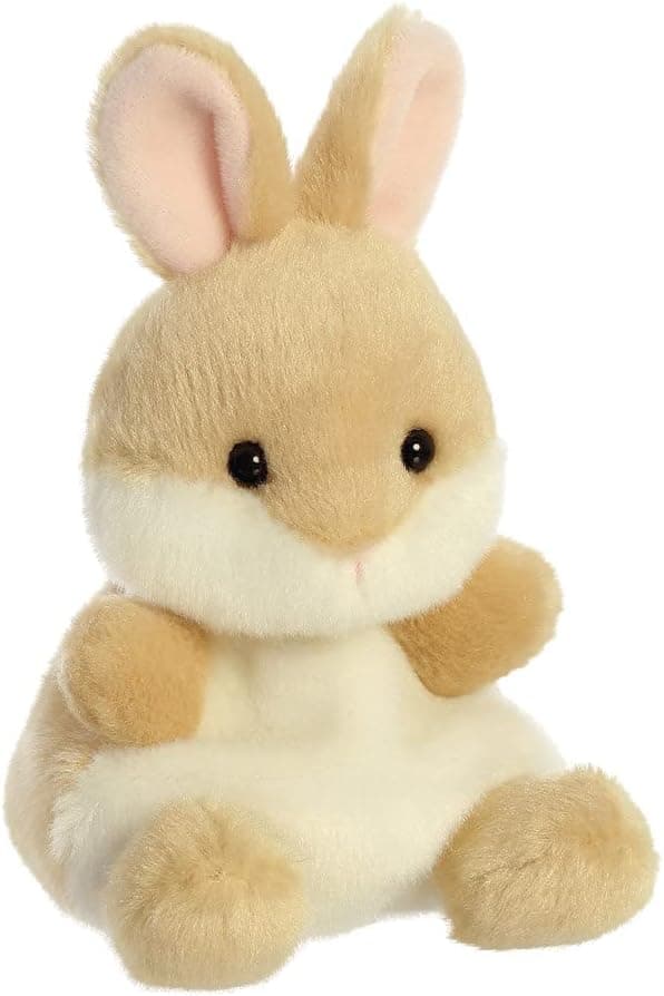 Myk plysjleke 13 cm beigebrun