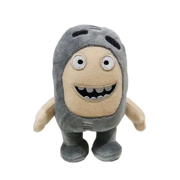 Plush Oddbods Cartoon Leksaker Dockor Mjuk Söt Pogo Ny 18cm Bubbles Jeff Leksak Grey
