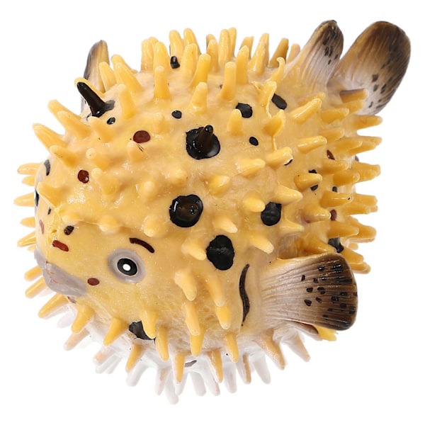 Realistisk Kuglefisk Legetøj Kuglefisk Legetøj Kuglefisk Actionfigur Ægte Kuglefisk Legetøj Display DIY Håndværksdekoration til Børn (W)