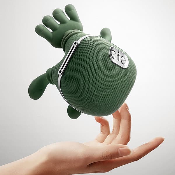 Ergonomisk nack- och kroppsmassör med 4D-knådning och värmefunktion