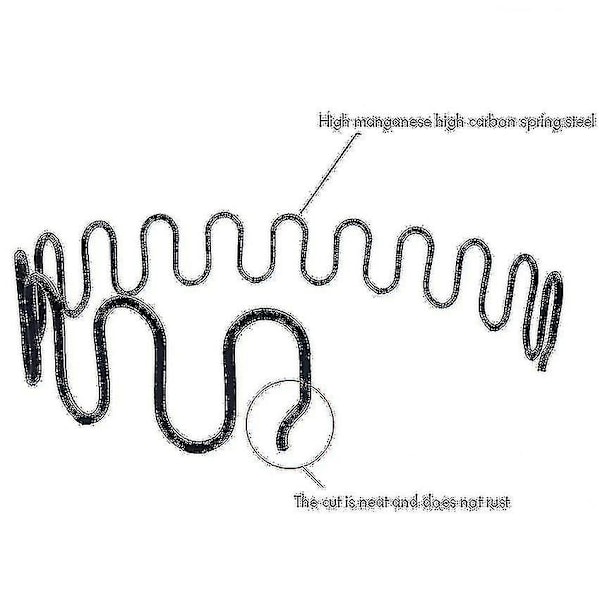 Ersättningsfjädrar för soffa och stol med klämmor, 40cm 45cm 50cm 55cm