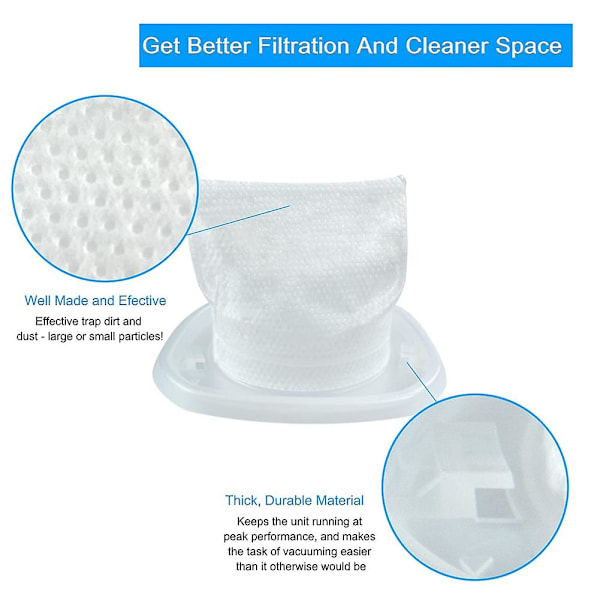 Hnvcf10 Filter til Hnvc220b, Hnvc215b, Hnvc215b10, Hnvc215b12aev, Hnv215b12, Hnvc115b22, Hnvc115j [FW] White