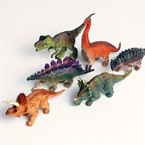 Mini dinosaurfigur sæt 6-pak