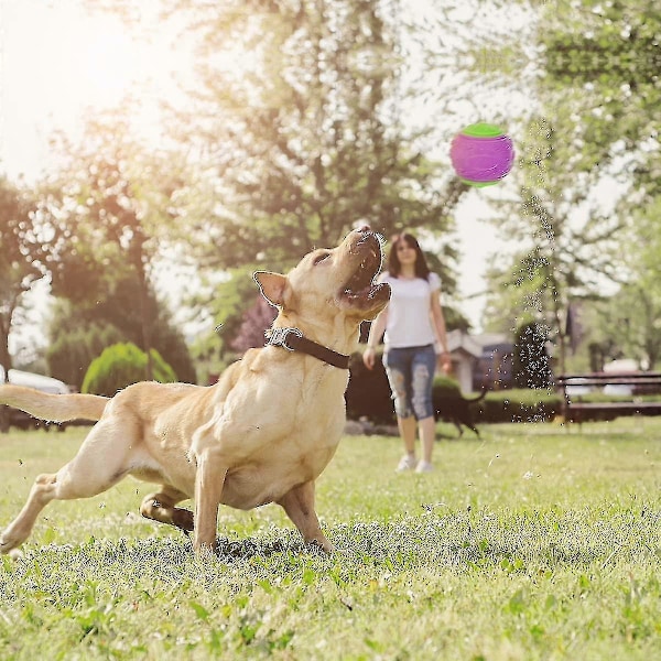 3-pack Kvittrande Hundboll, Scooby Doo Hundboll Leksak Tandvård Valp Interaktiv Tugga Hållbar Leksak [fw}