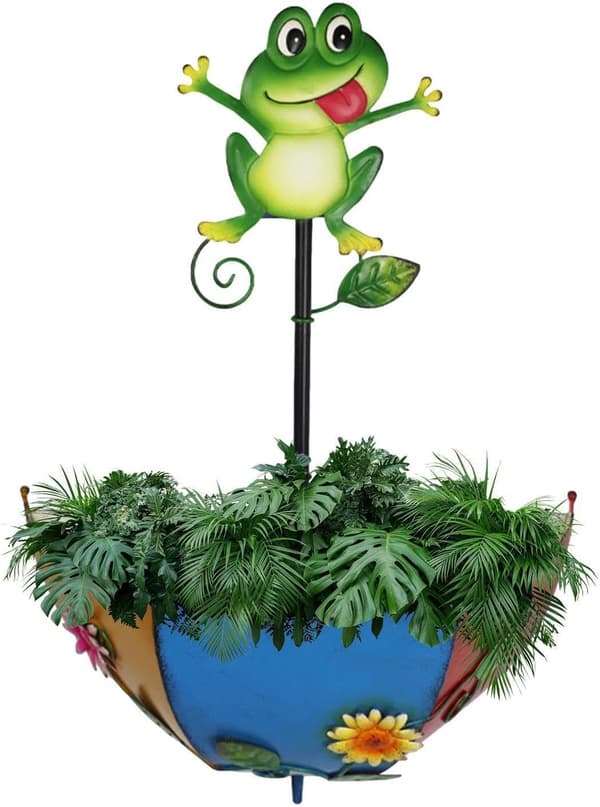 Paraplyplanter, vægmonteret paraplyformet planter til bonsai (W)