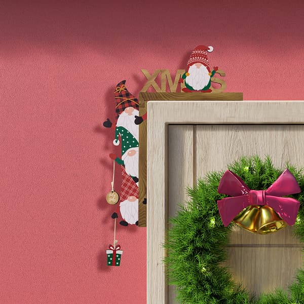 Hängande julgransprydnader Dörrkarmdekorationer Festligt Hem
